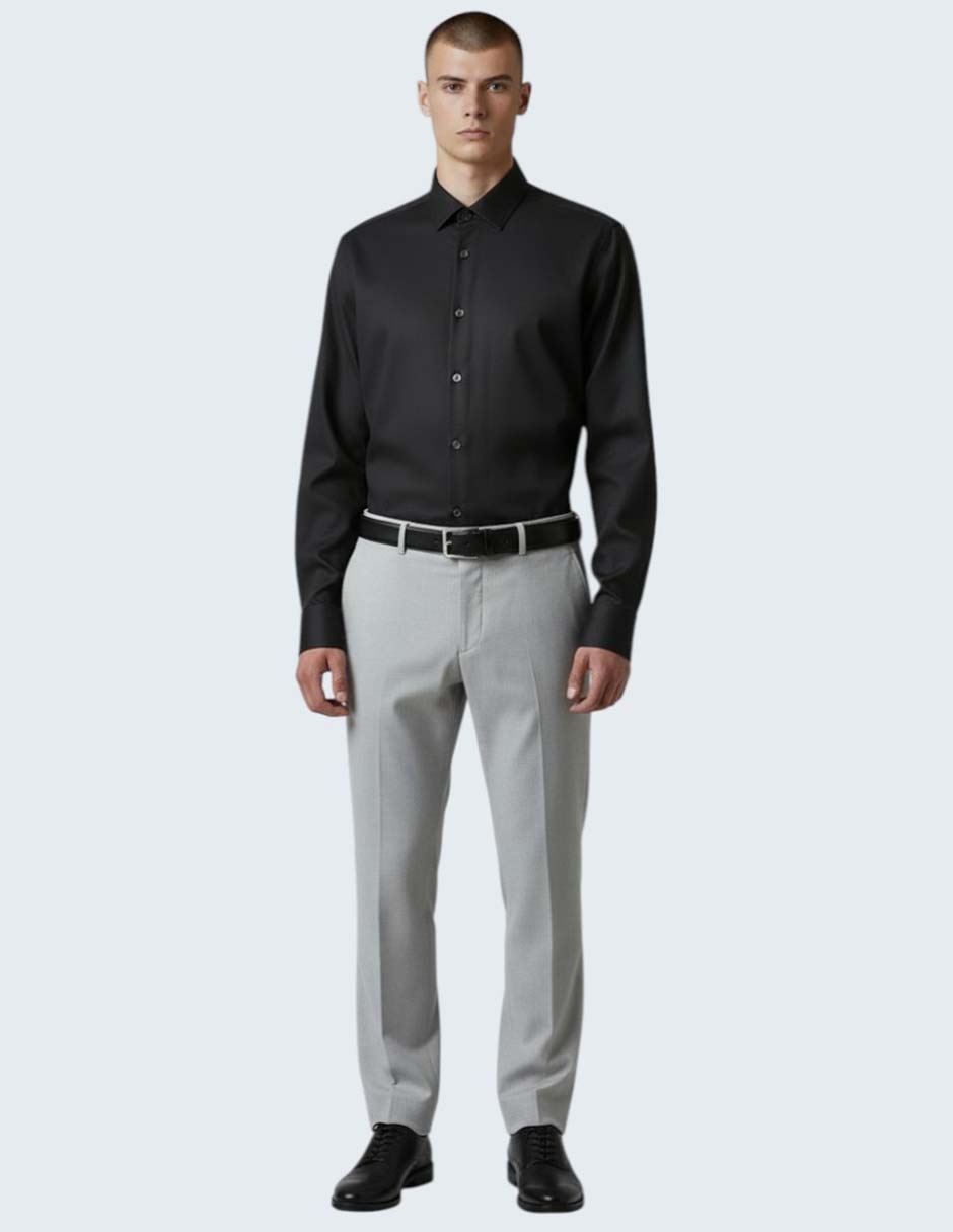 Camisa de vestir Kenneth Cole de algodón manga larga para hombre