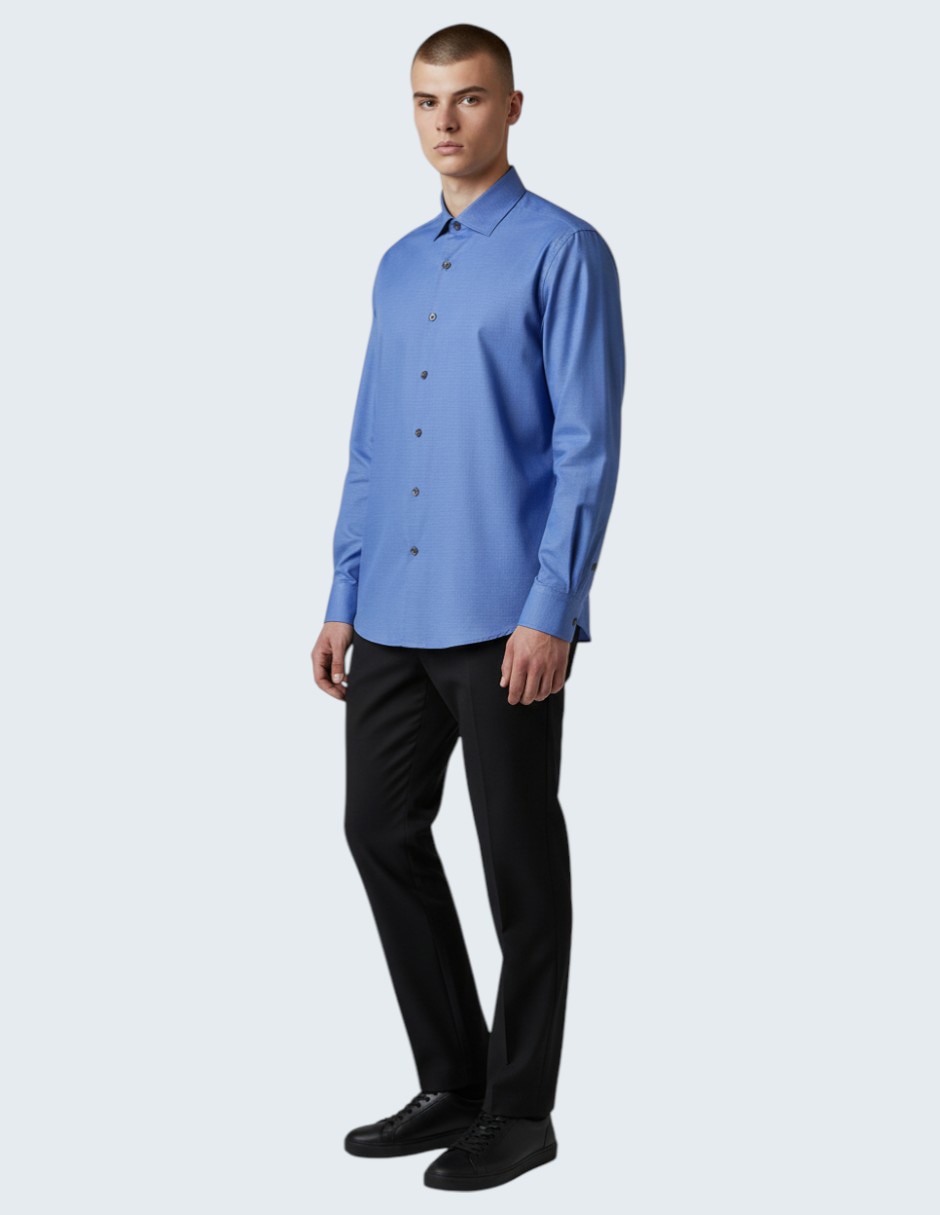Camisa de vestir Kenneth Cole de algodón manga larga para hombre