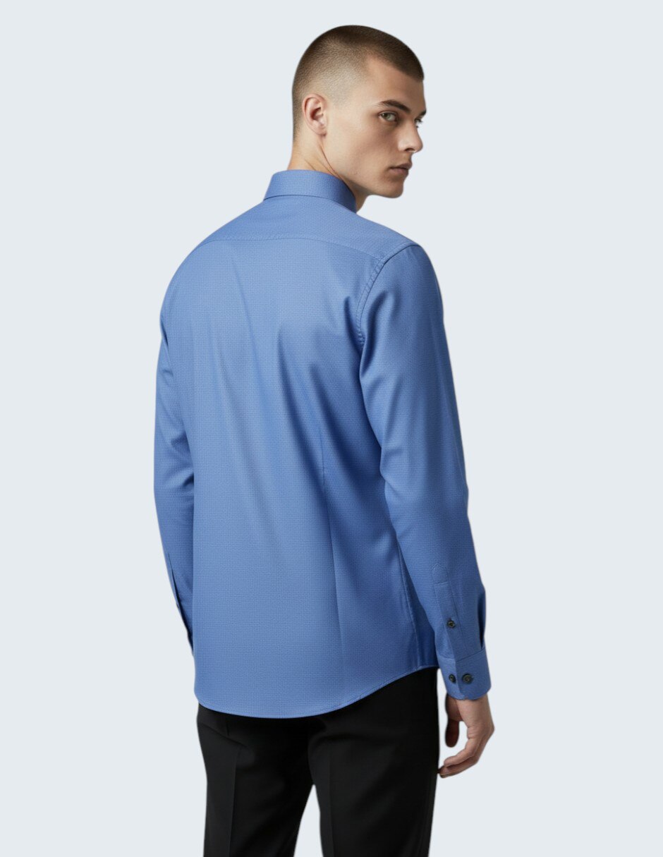 Camisa de vestir Kenneth Cole de algodón manga larga para hombre