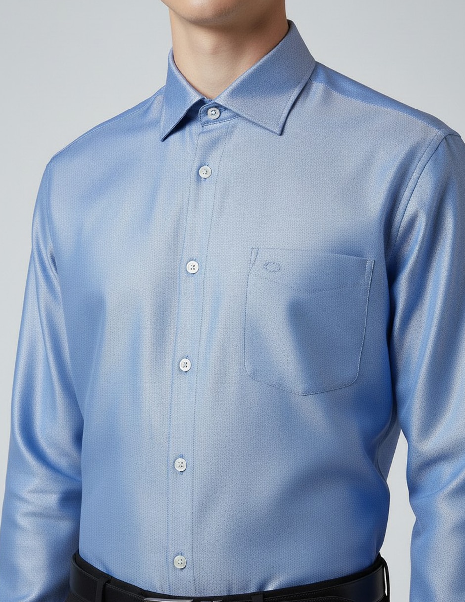 Camisa de vestir manga larga para hombre 7