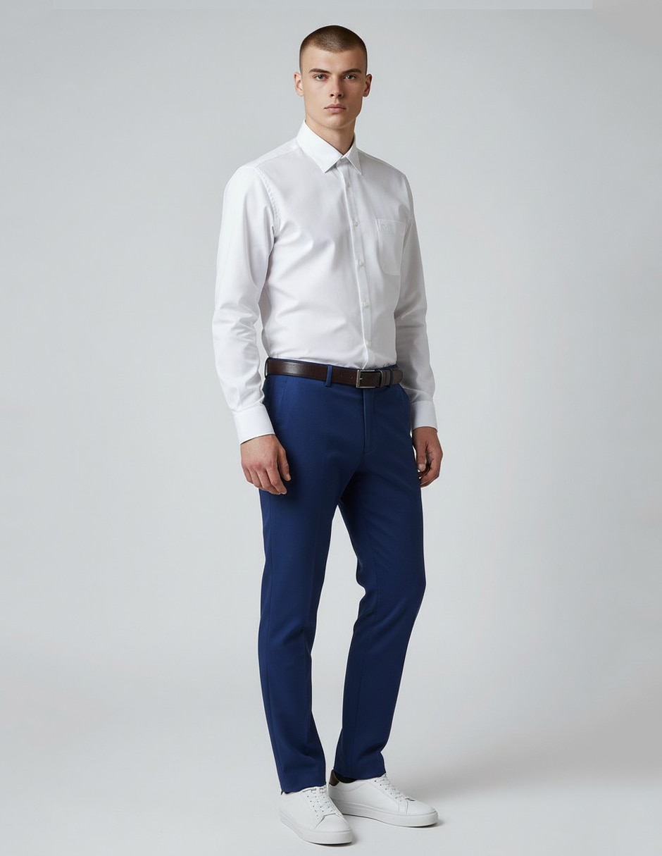 Camisa formal Oscar de La Renta manga larga para hombre