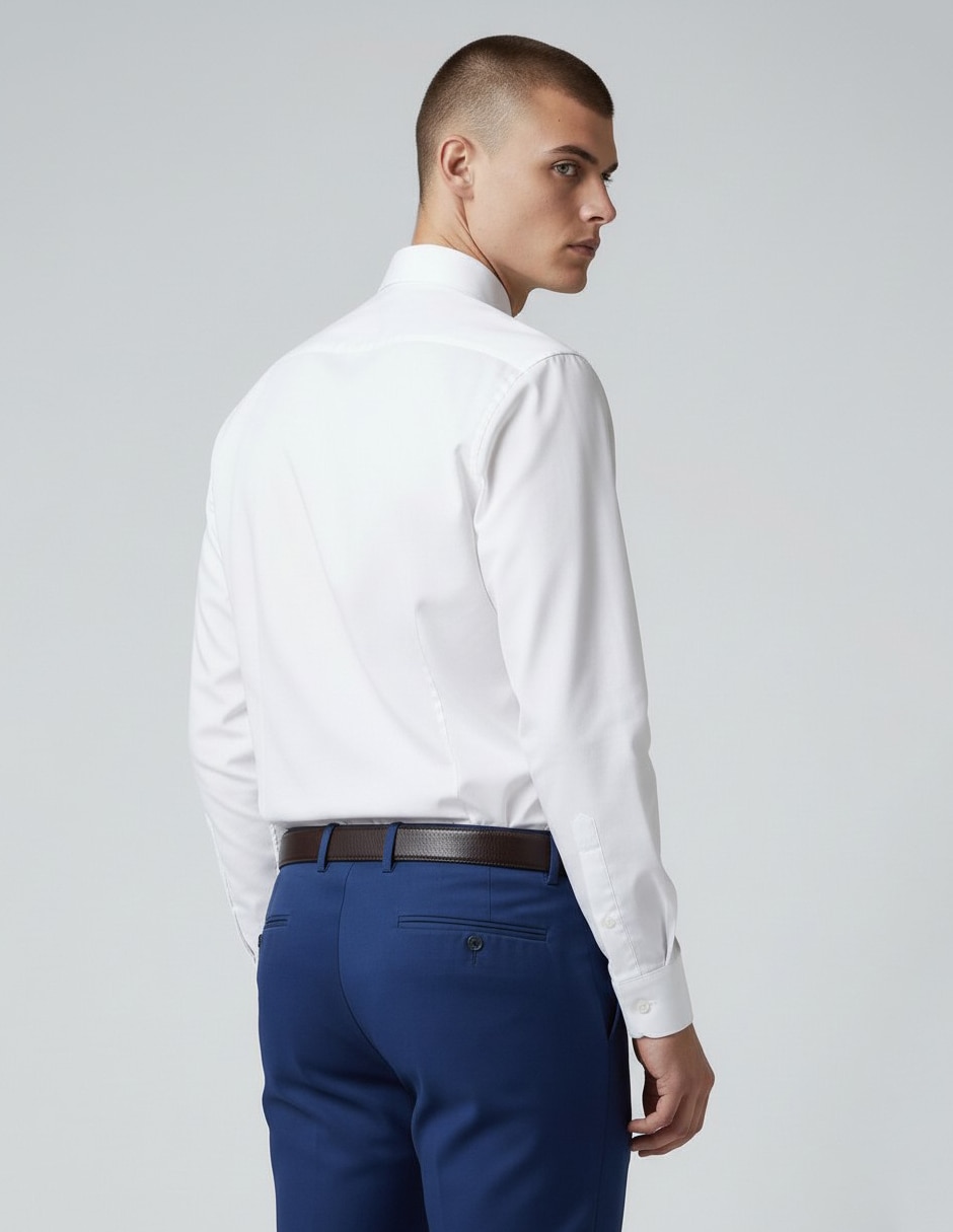 Camisa formal Oscar de La Renta manga larga para hombre