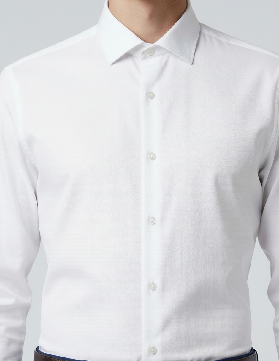 Camisa formal Oscar de La Renta manga larga para hombre