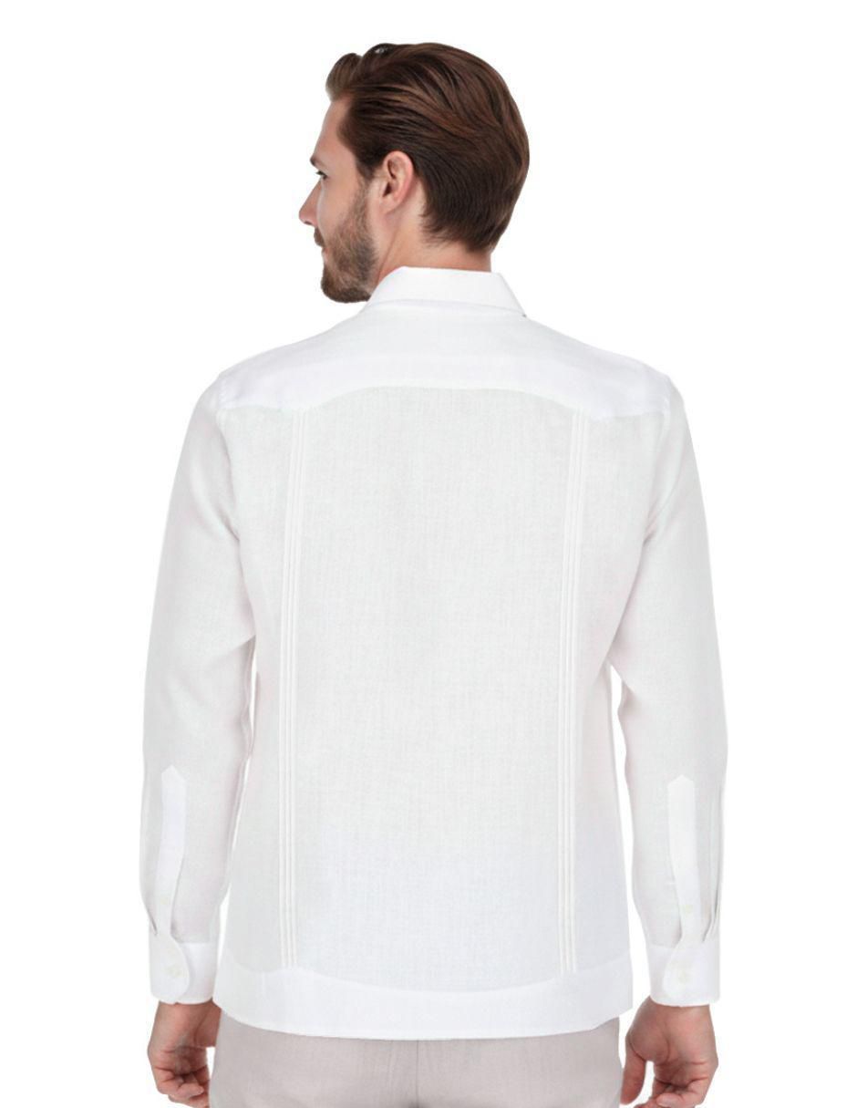 Guayabera manga larga para hombre