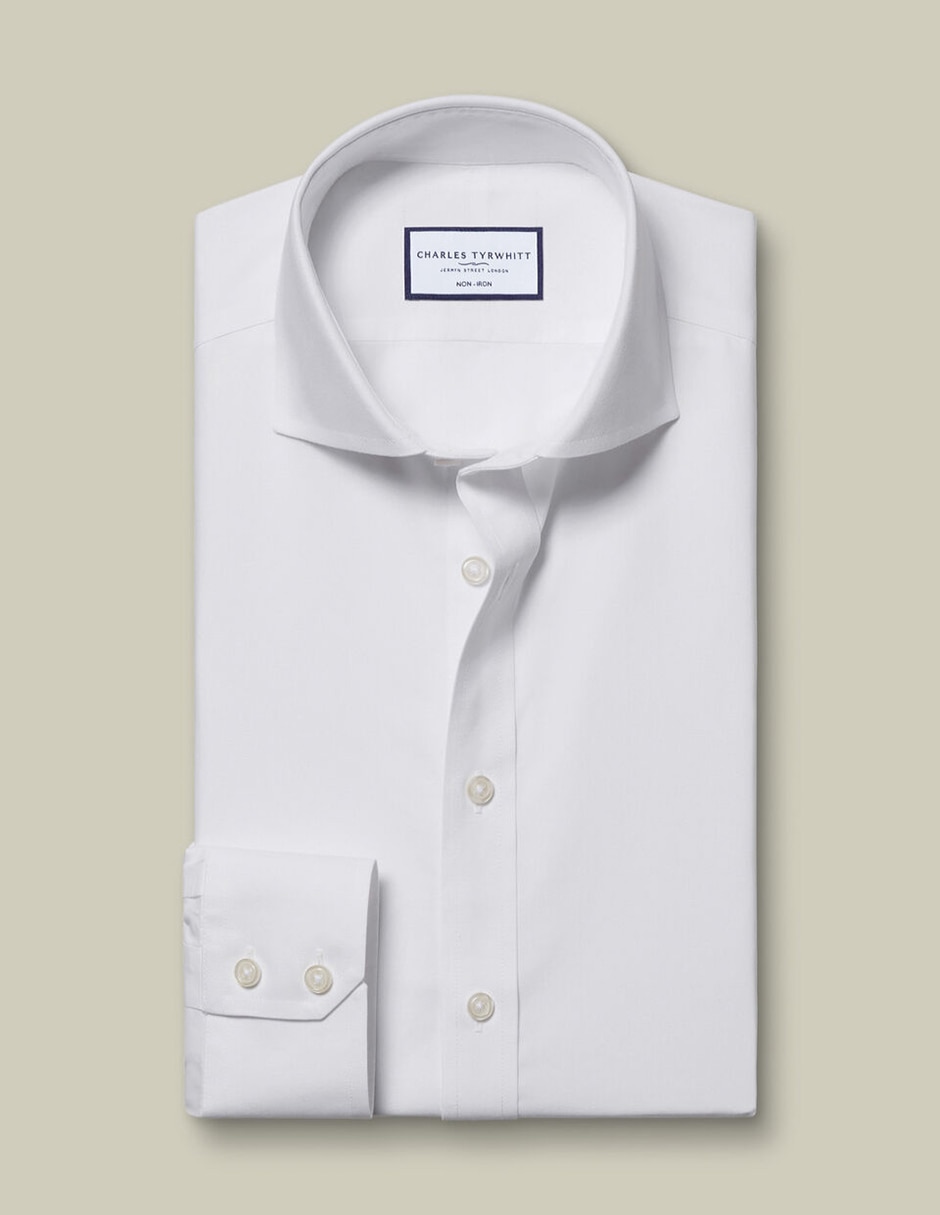 Camisa de vestir de algodón manga larga para hombre 4