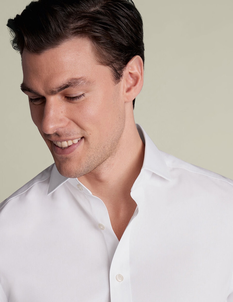 Camisa de vestir de algodón manga larga para hombre 6