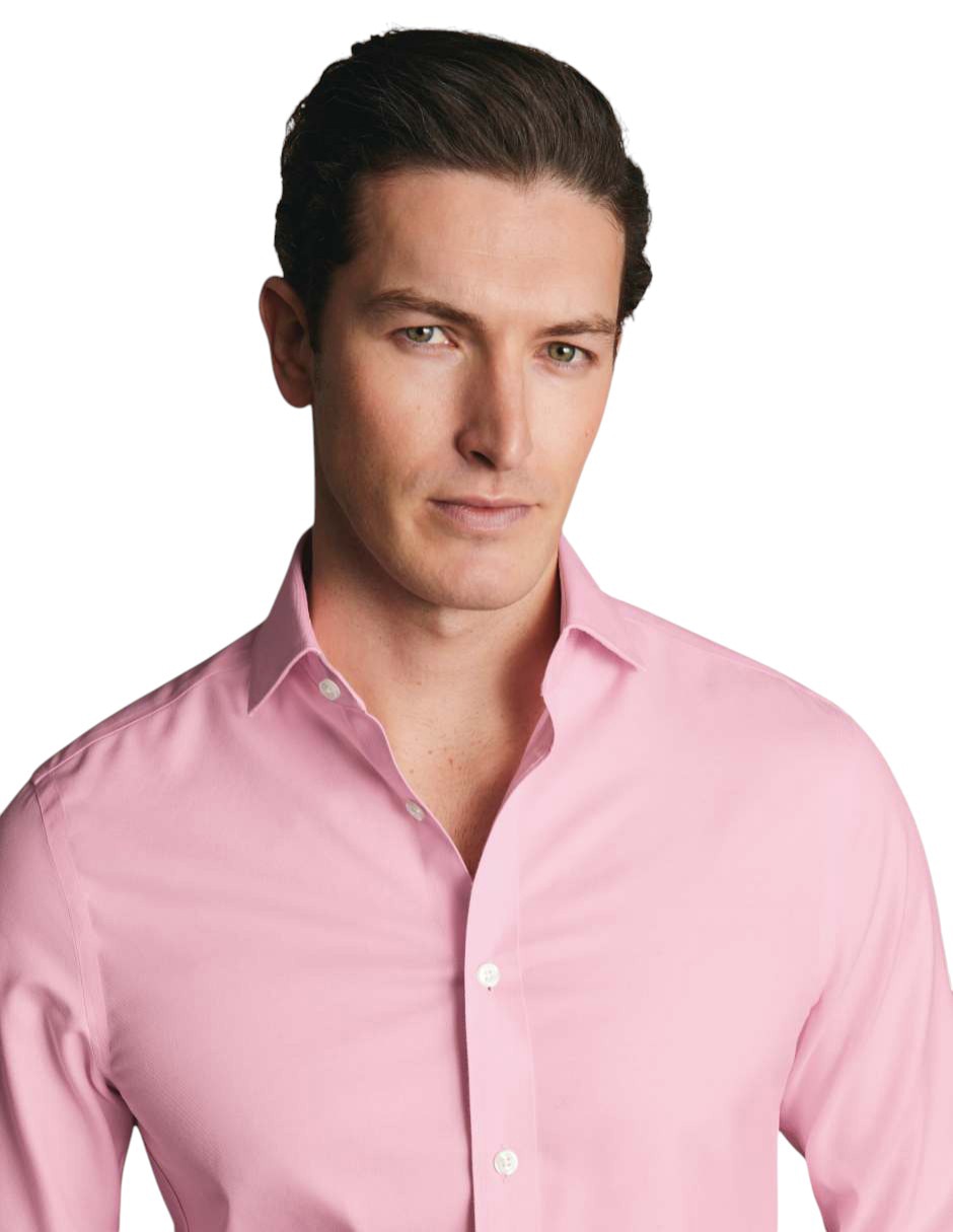 Camisa de vestir de algodón manga larga para hombre 2
