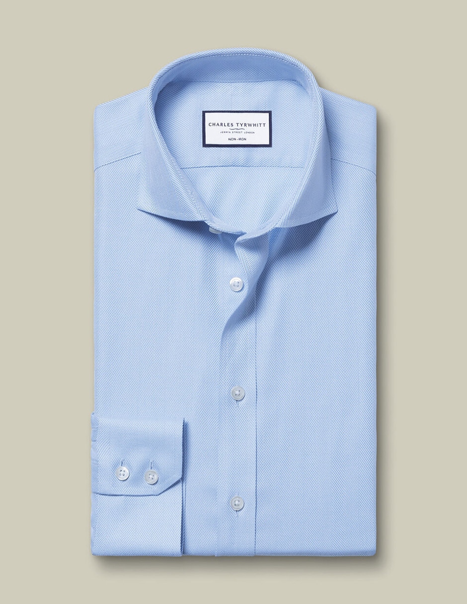 Camisa de vestir de algodòn manga larga para hombre 4