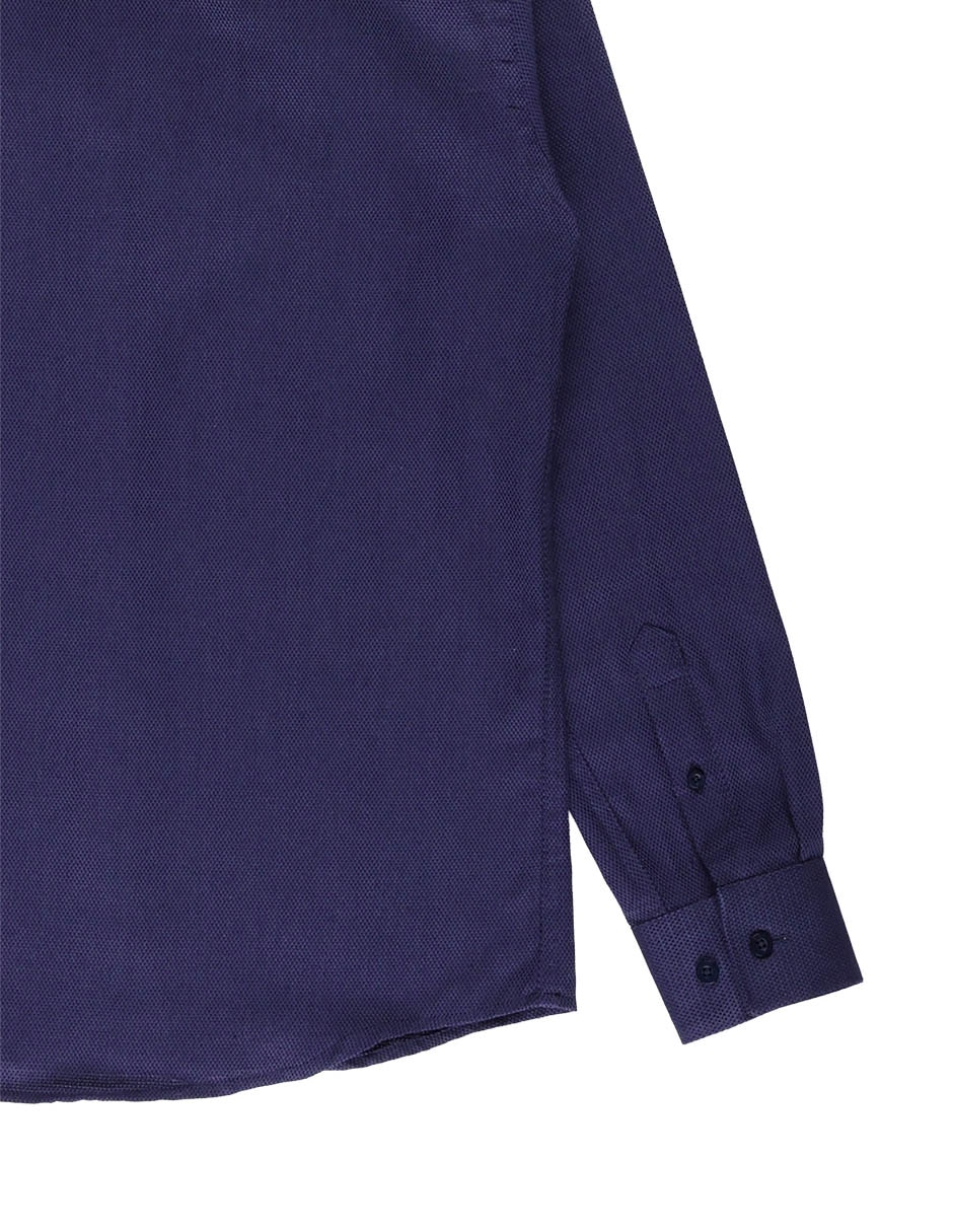 Camisa de vestir manga larga para hombre 11