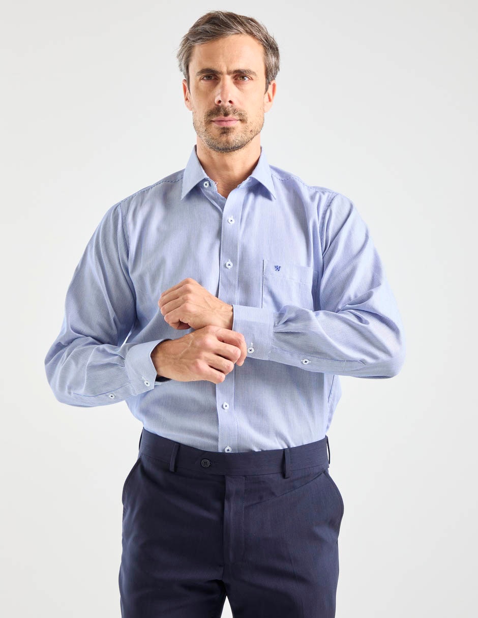 Camisa formal manga larga para hombre Camisa formal manga larga para hombre