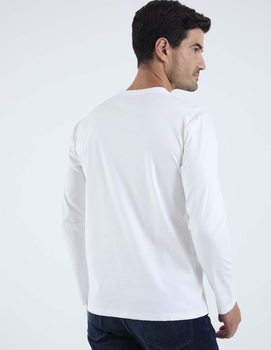 Playera calderoni t-shirt cuello redondo para hombre