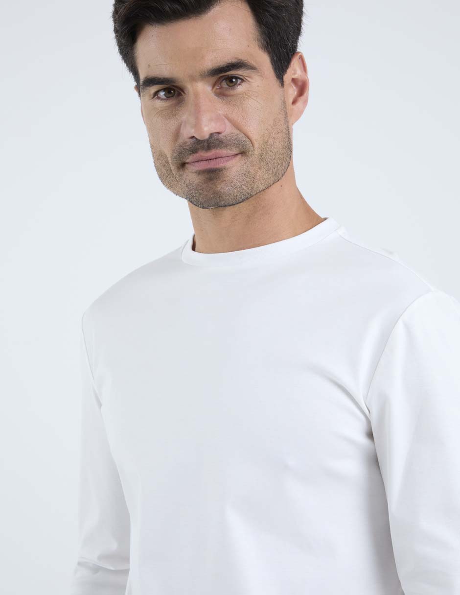 Playera calderoni t-shirt cuello redondo para hombre