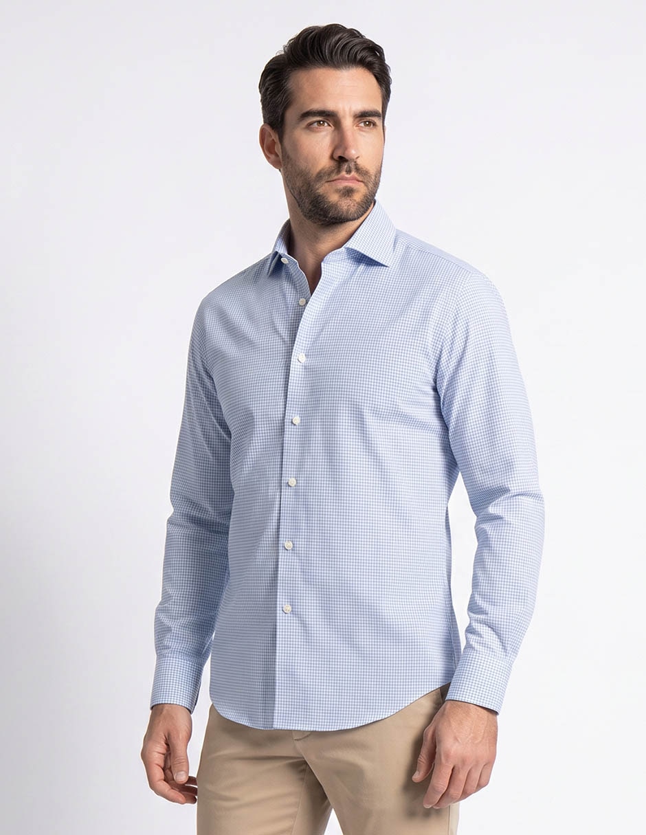 'camisa/sobrecamisa' casual calderoni 'de' (si aplica) algodón 'manga' larga 'para hombre'