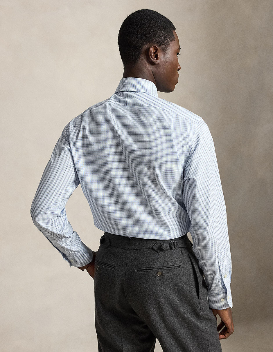 Camisa de vestir Polo Ralph Lauren de algodón manga larga para hombre 5