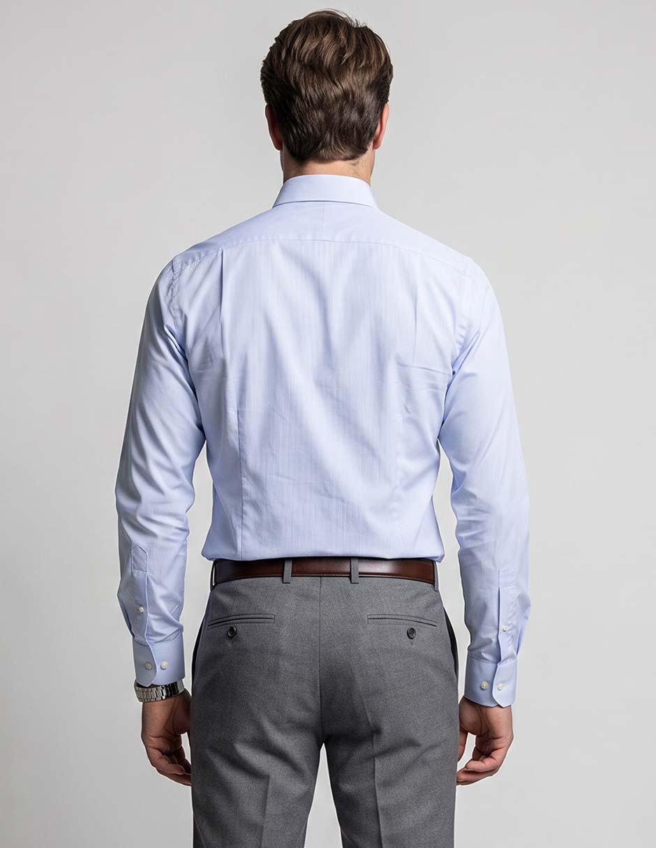 Camisa de vestir manga larga para hombre 6