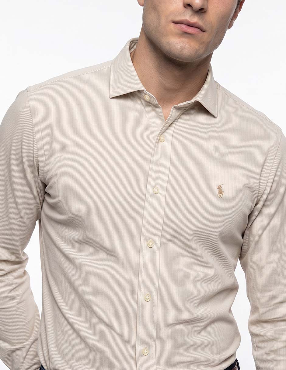 Camisa de vestir manga larga para hombre 7