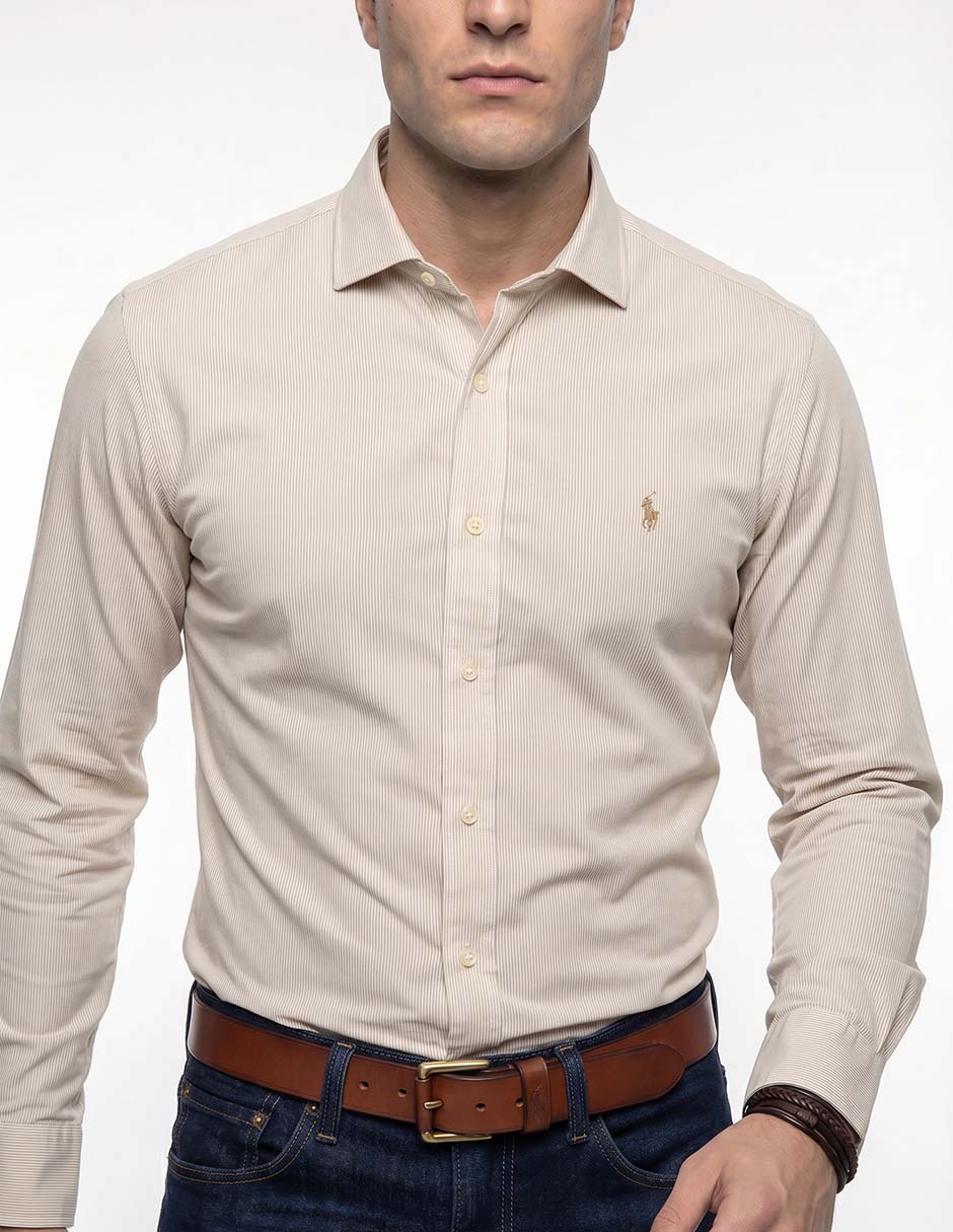 Camisa de vestir manga larga para hombre 10