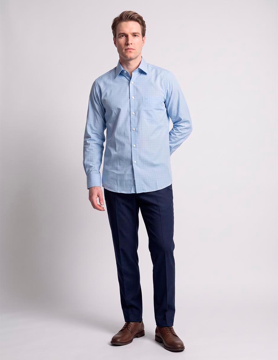 Camisa de vestir manga larga para hombre Camisa de vestir manga larga para hombre