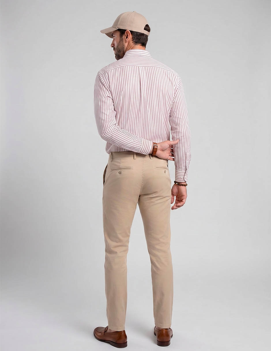 Camisa formal y algodón manga larga para hombre 3