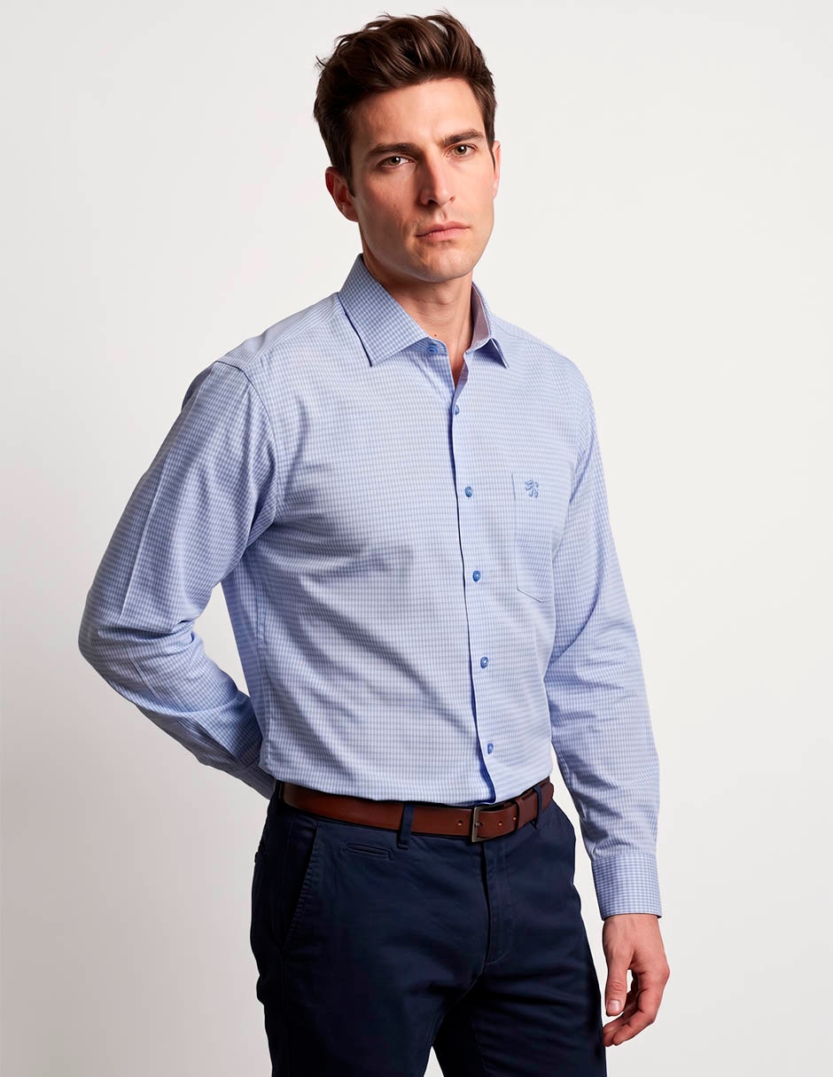 Camisa formal y algodón manga larga para hombre Camisa formal y algodón manga larga para hombre