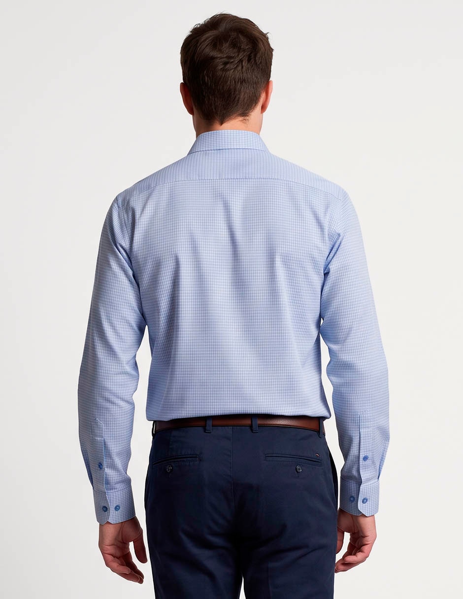 Camisa formal y algodón manga larga para hombre 2