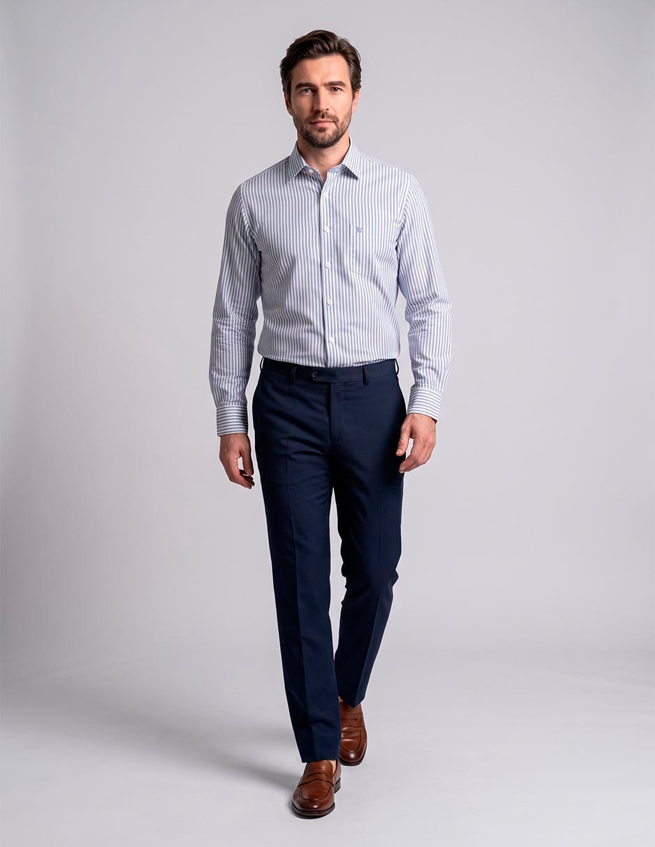 Camisa de vestir manga larga para hombre Camisa de vestir manga larga para hombre