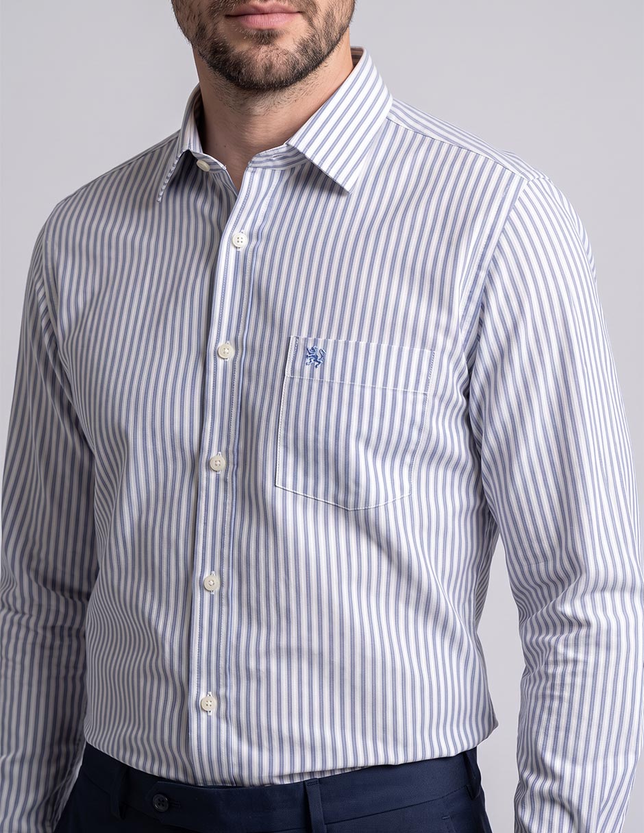 Camisa de vestir manga larga para hombre 3