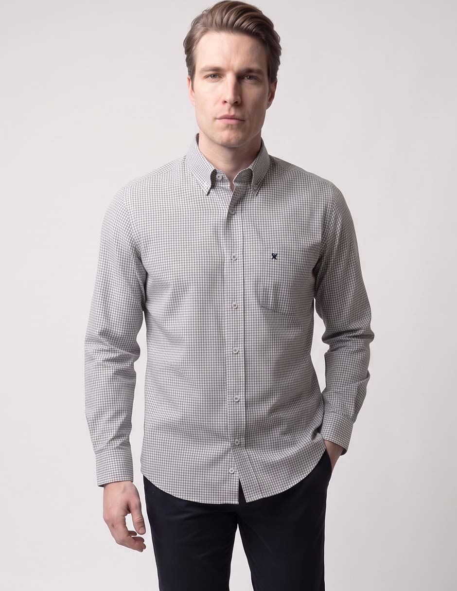 Camisa de vestir manga larga para hombre Camisa de vestir manga larga para hombre
