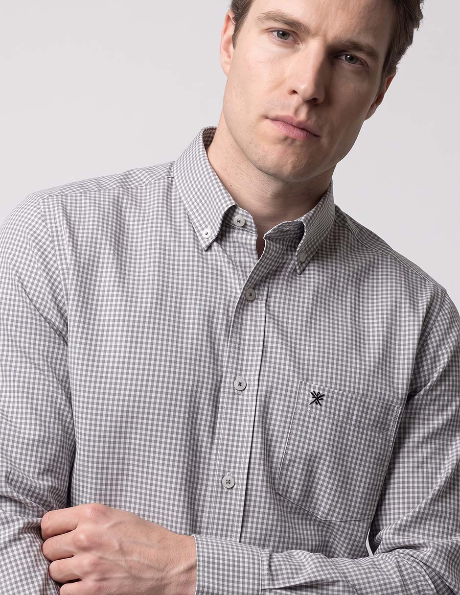 Camisa de vestir manga larga para hombre 3