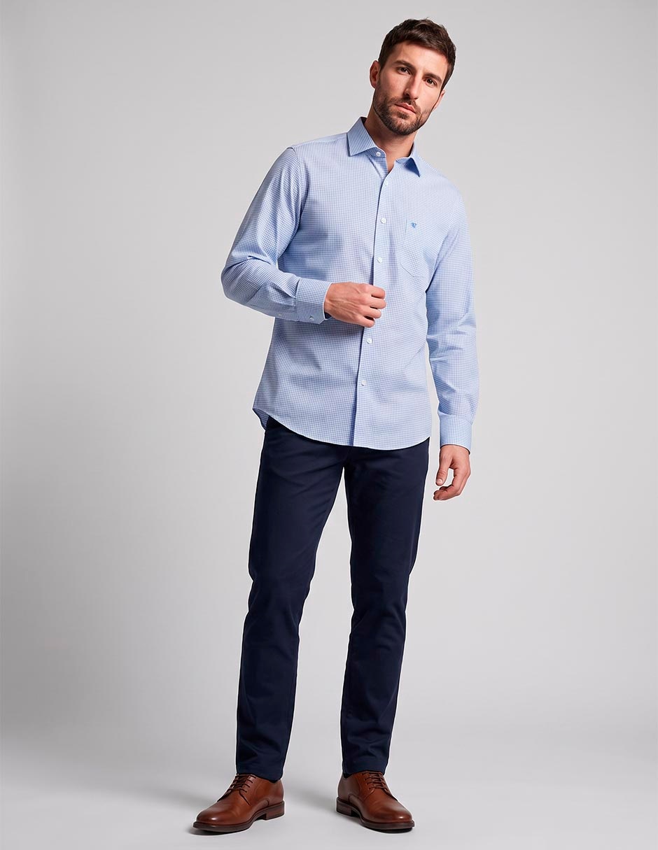 Camisa de vestir manga larga para hombre Camisa de vestir manga larga para hombre