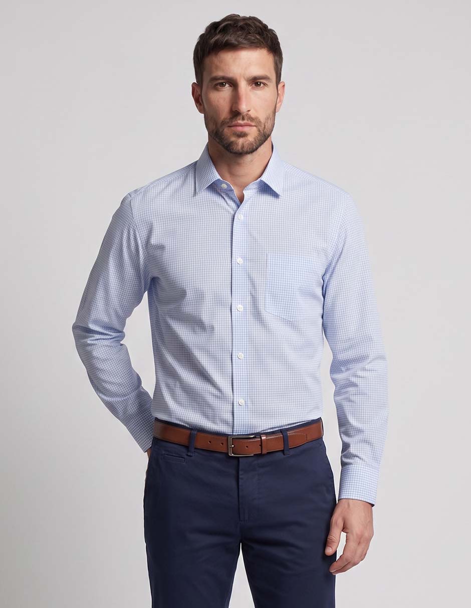 Camisa casual manga larga para hombre Camisa casual manga larga para hombre