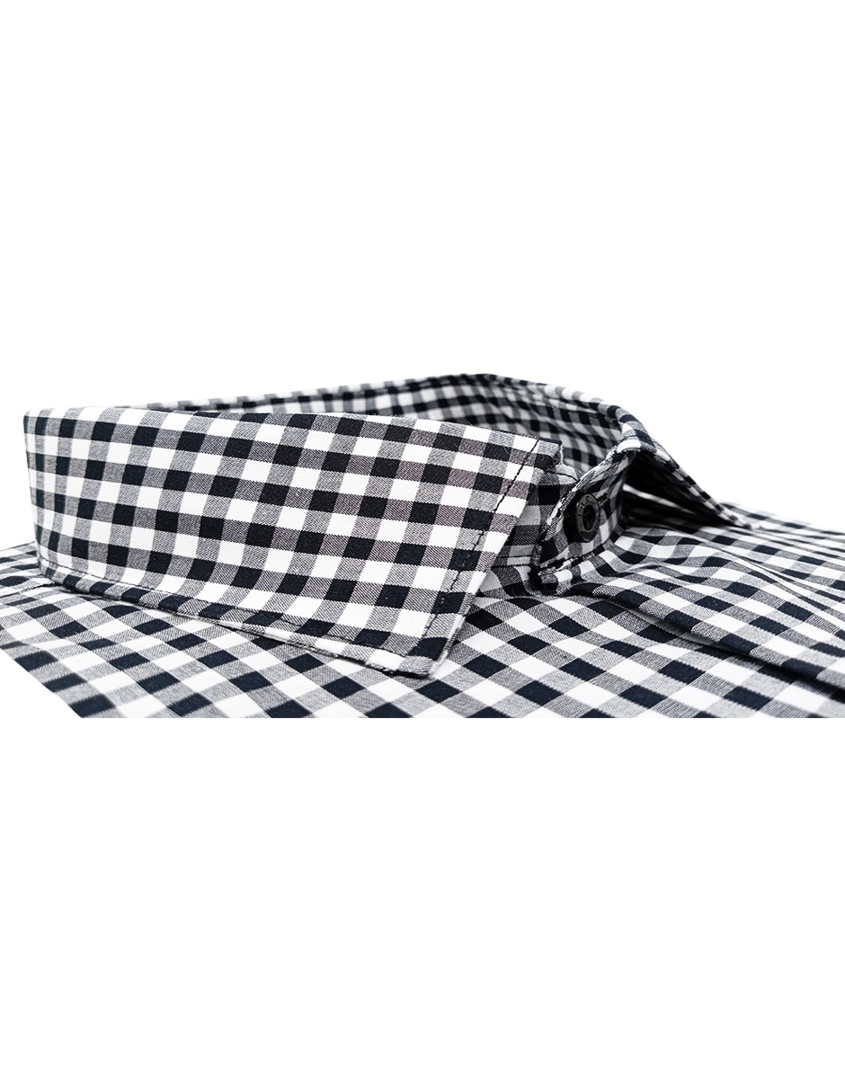 Camisa de vestir de algodón manga larga para hombre 4