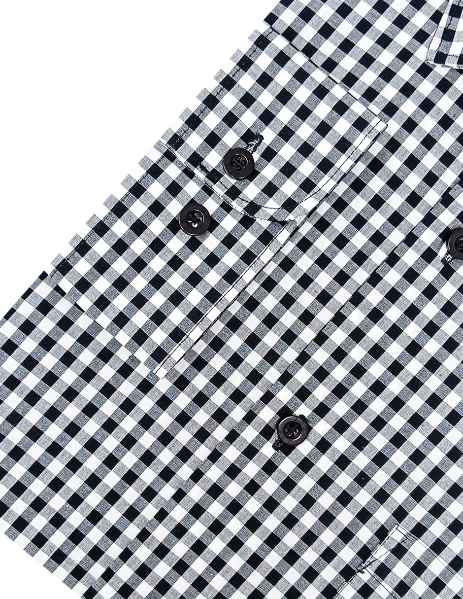 Camisa de vestir de algodón manga larga para hombre 2