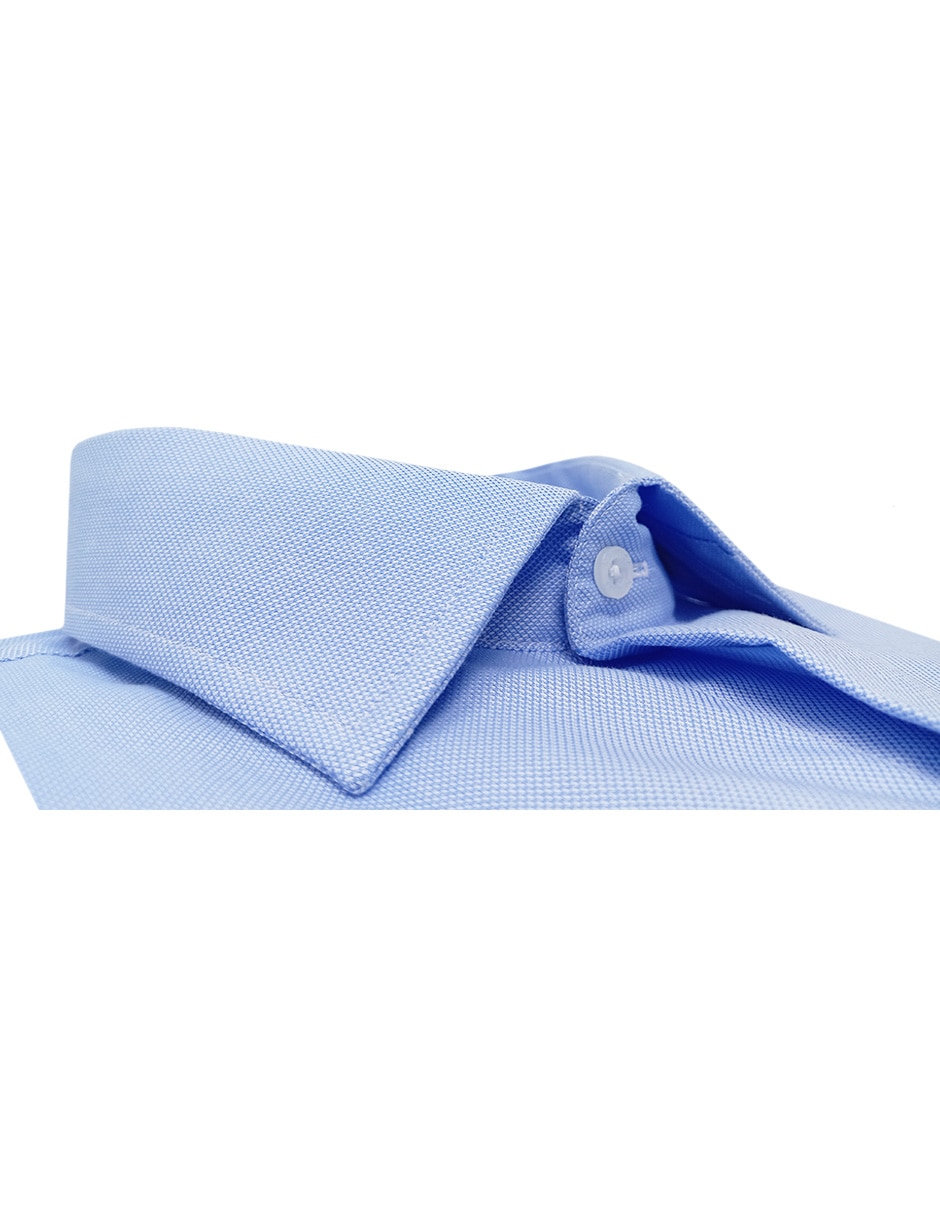 Camisa de vestir de algodón manga larga para hombre 4