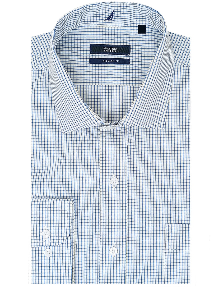 Camisa de vestir de algodón manga larga para hombre Camisa de vestir de algodón manga larga para hombre