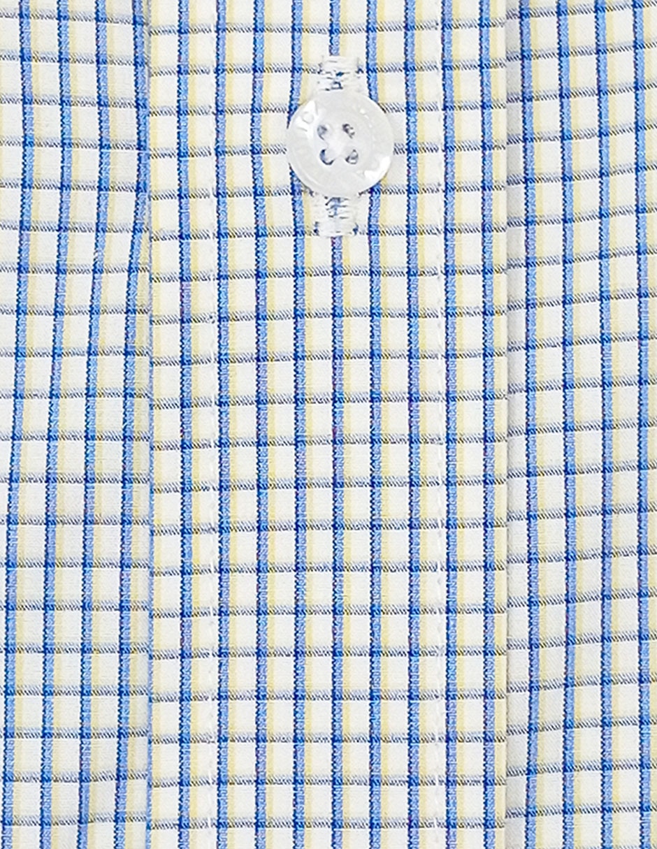 Camisa de vestir de algodón manga larga para hombre
