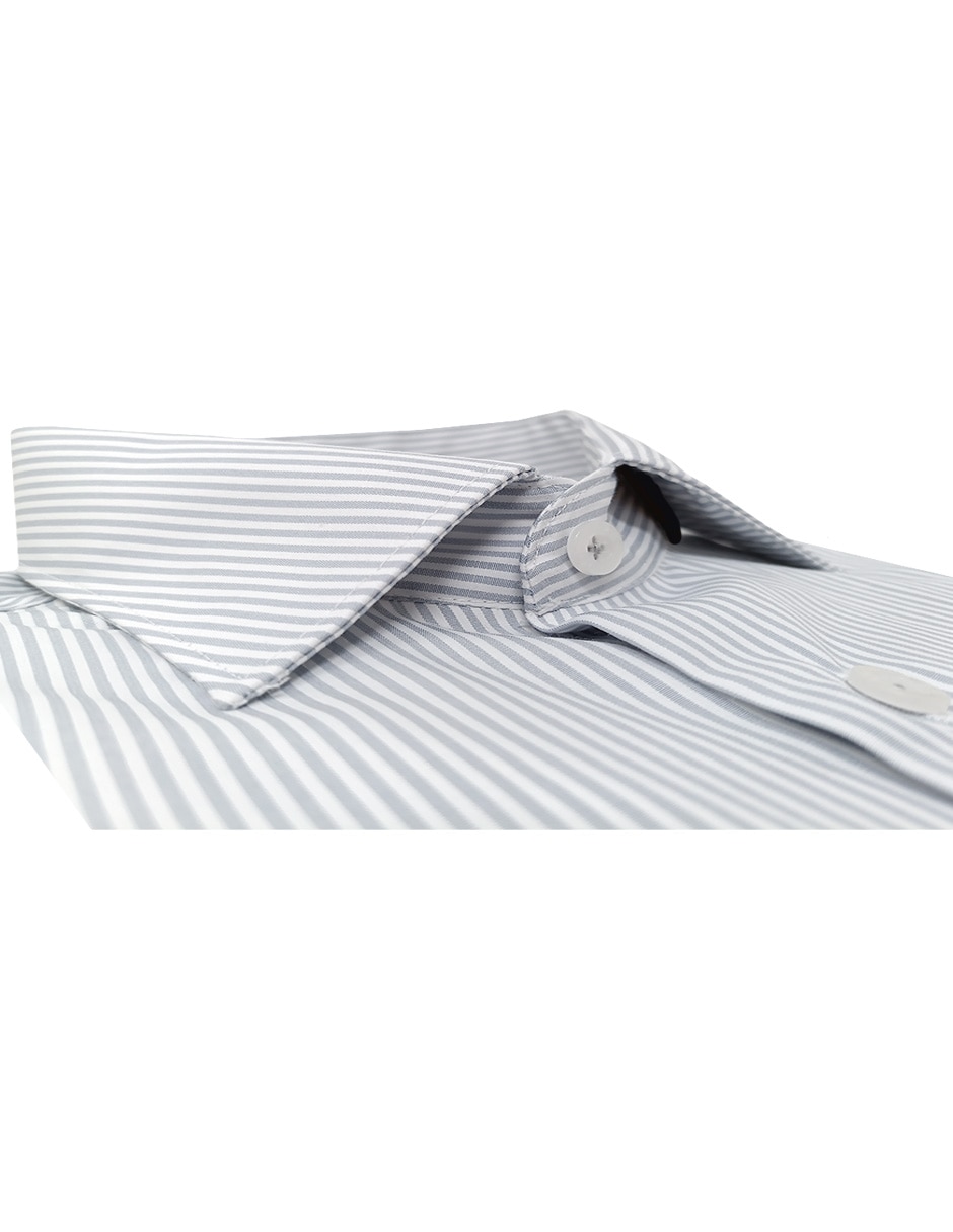 Camisa de vestir jbe manga larga para hombre