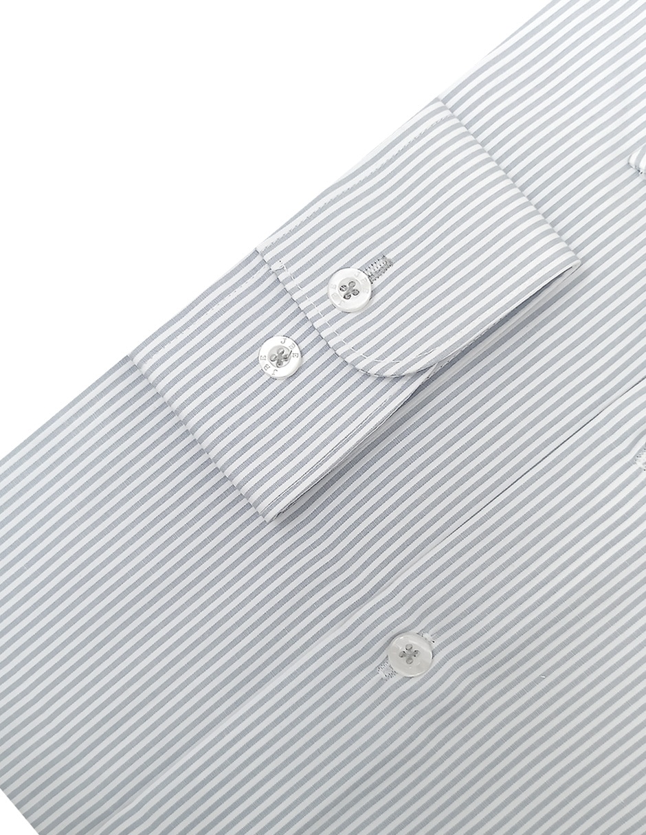 Camisa de vestir jbe manga larga para hombre