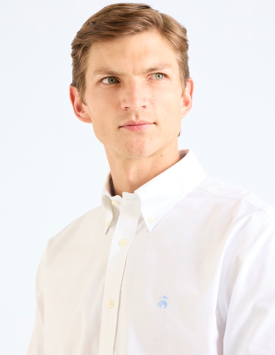 Camisa casual de algodón manga larga para hombre 3