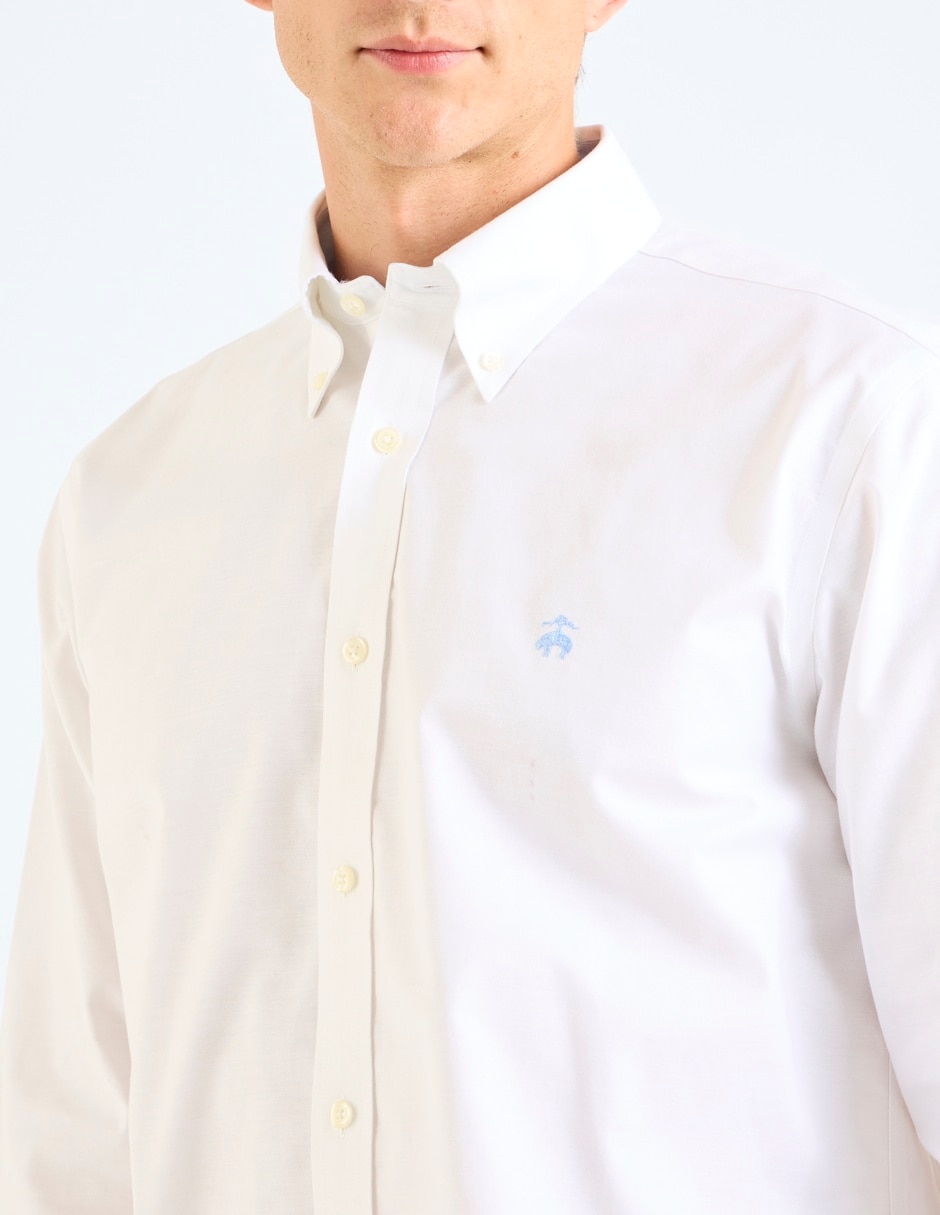 Camisa casual de algodón manga larga para hombre 2