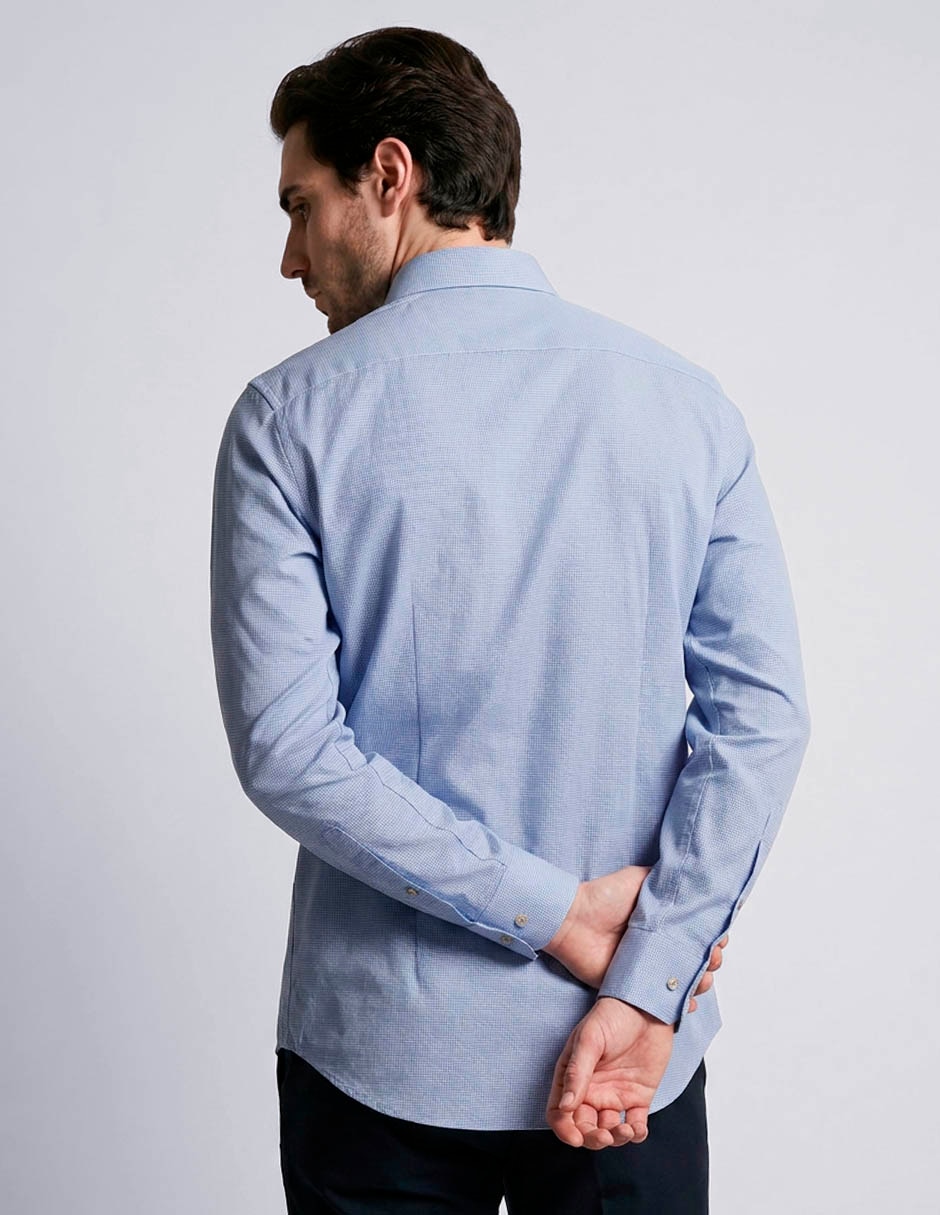 Camisa de vestir michael kors de algodón manga larga para hombre