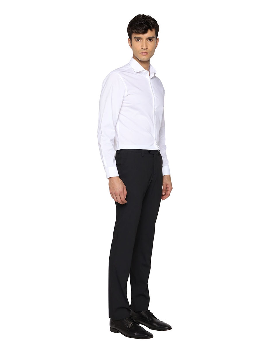Camisa de vestir de algodón manga larga para hombre 3