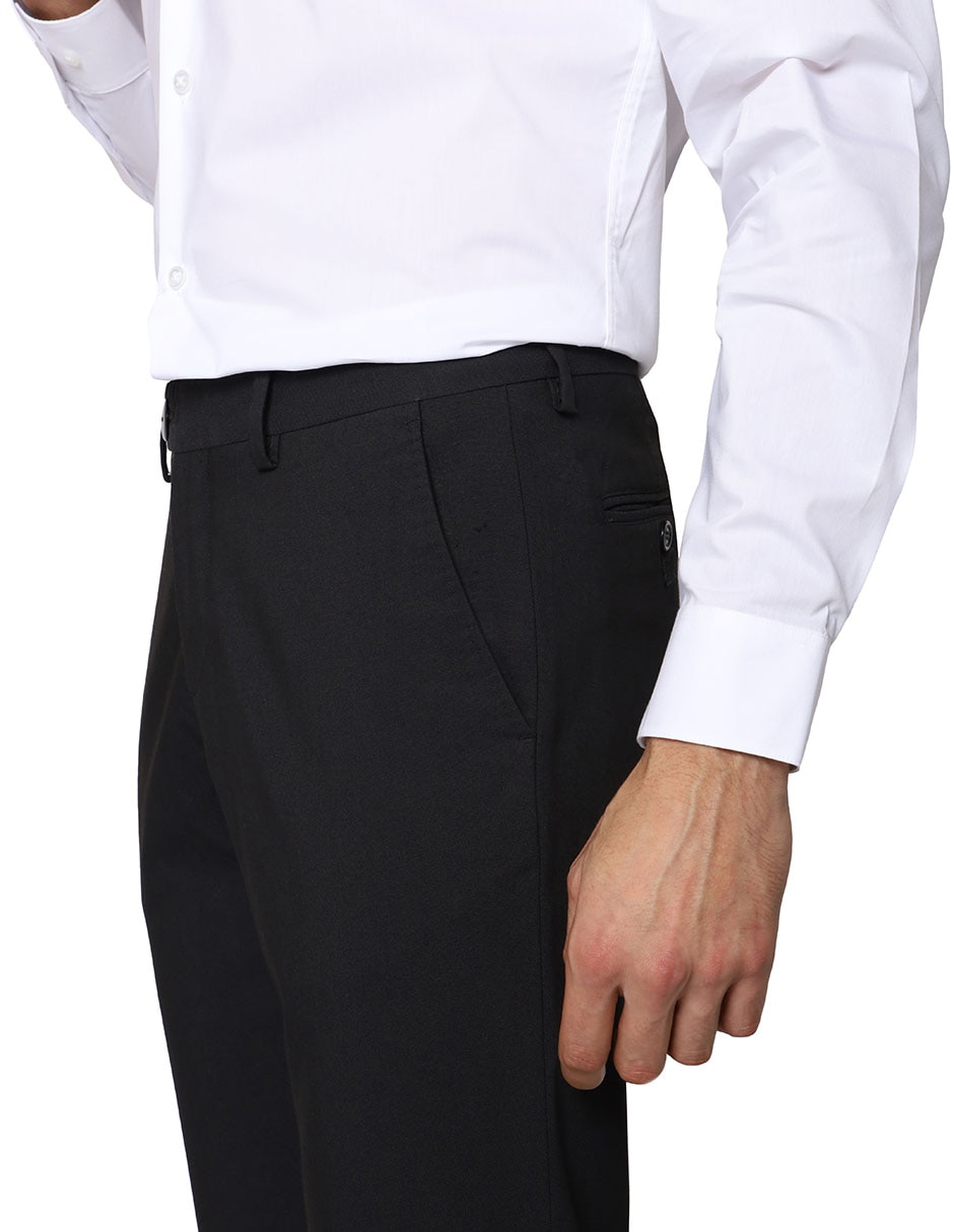 Camisa de vestir de algodón manga larga para hombre 2