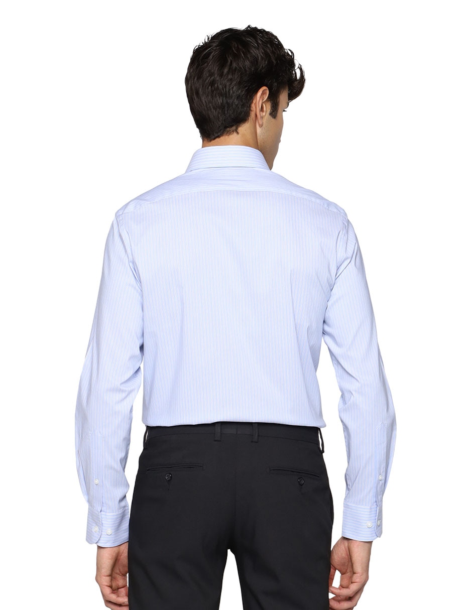 Camisa de vestir de algodón manga larga para hombre 3