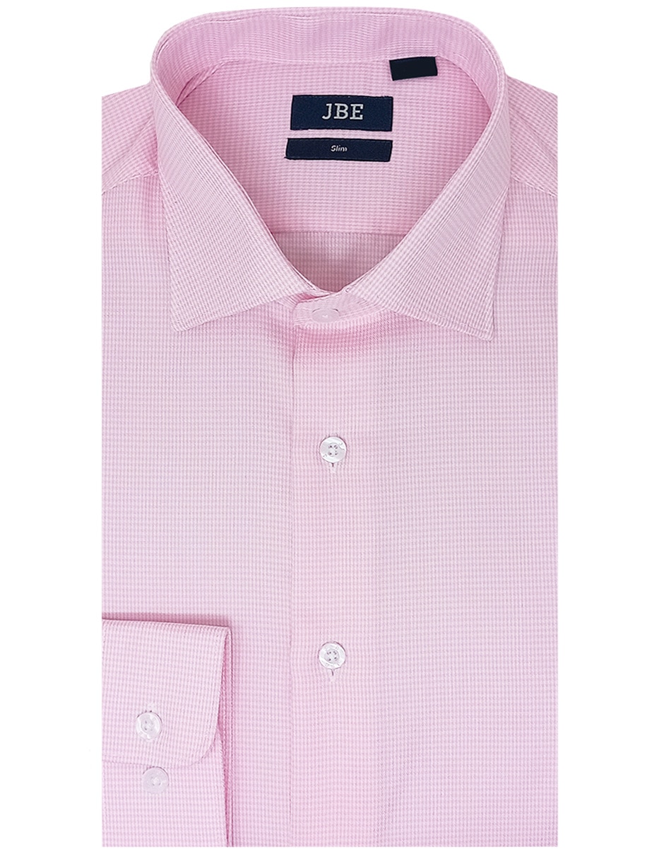 Camisa de vestir de algodón manga larga para hombre 1