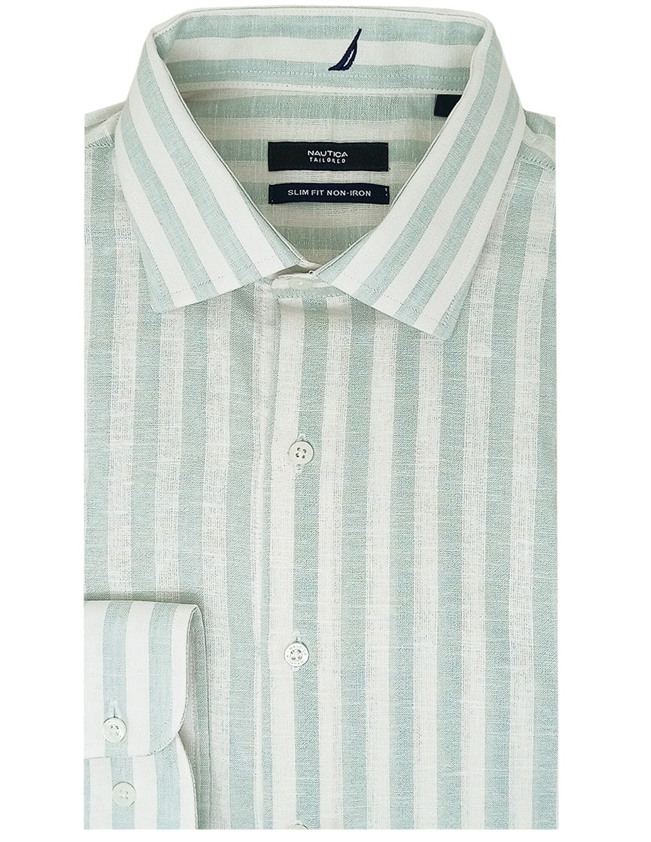 Camisa de vestir de algodón manga larga para hombre Camisa de vestir de algodón manga larga para hombre