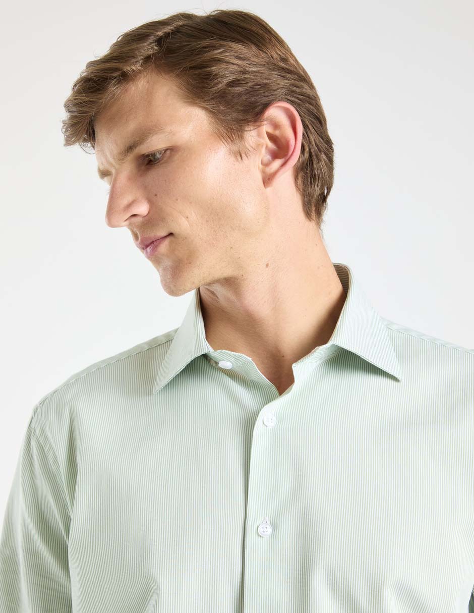 Camisa de vestir manga larga para hombre 4