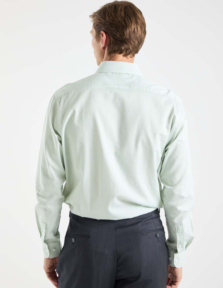 Camisa de vestir manga larga para hombre 6
