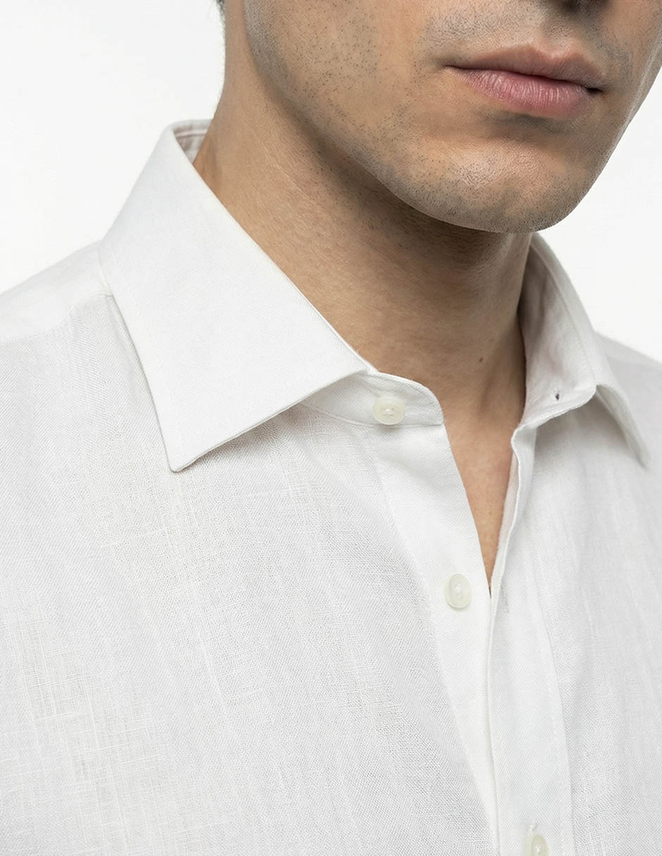 Camisa formal manga larga para hombre 3