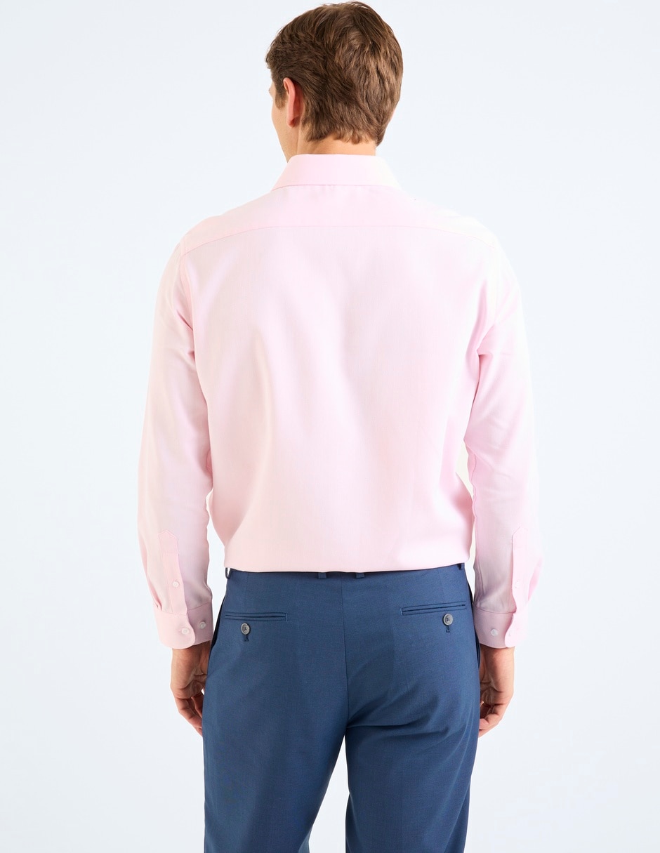 Camisa formal de bambú manga larga para hombre 11